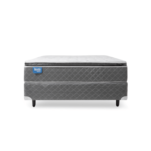 SOMIER KOALA SUPER PLATINO 140X190 (COLCHON + BASE+ CABECERA )