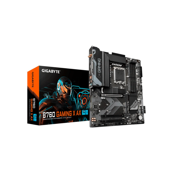 Placa Madre Gigabyte 1700 B760 Gaming X Ax Ddr5 S/R/Hdmi/Dp/2M2/Wifi/Usb/Atx