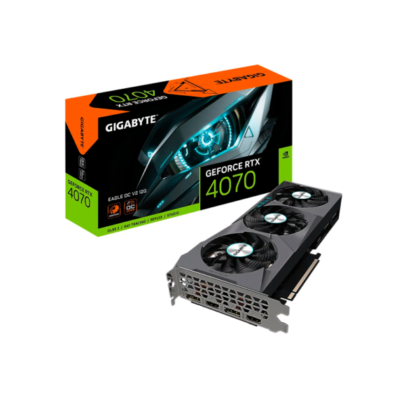 Placa De Video Gigabyte Rtx4070 Eagle Oc V2 12G Gddr6X Gv-N4070Eagle Ocv2-12Gd