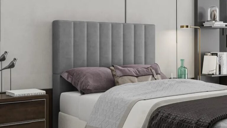 CABECERA 2.00 KING DUBAI VELUDO GRIS ARTFLEX