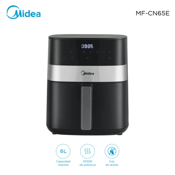 Freidoria sin aceite Air Fryer Midea 6litros