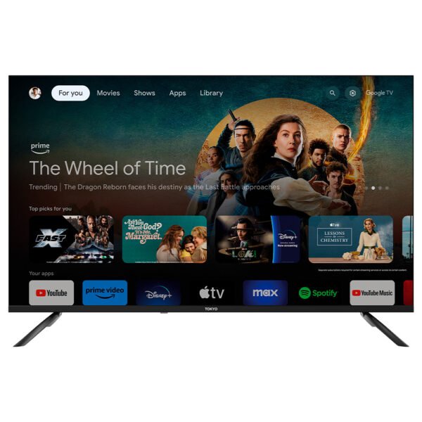 SMART TV TOKYO GOOGLE TV 43 HD FRAMELESS C/ CHROMECAST INCLUIDO