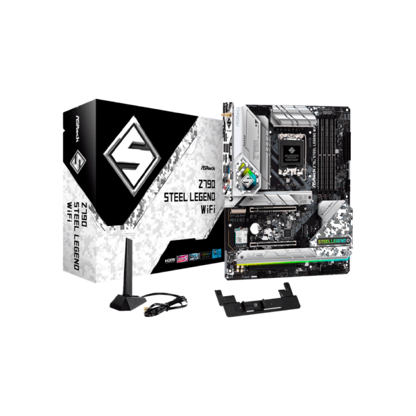 PLACA MADRE ASROCK 1700 Z790 STEEL LEGEND WIFI DDR5 S/R/HDMI/DP/5M2/USB3.2/ATX