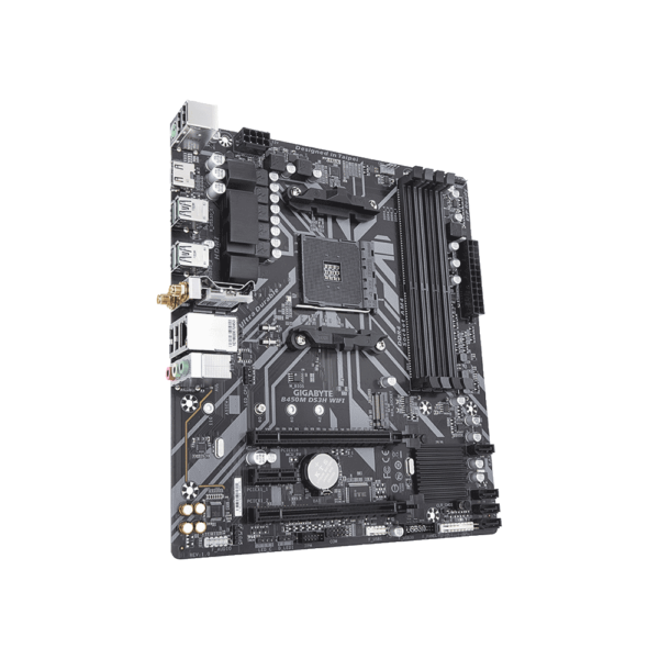PLACA MADRE GIGABYTE AM4 B450M-DS3H WIFI Y1 S/R/HDMI/M2/WIFI/DDR4/MATX/RGB