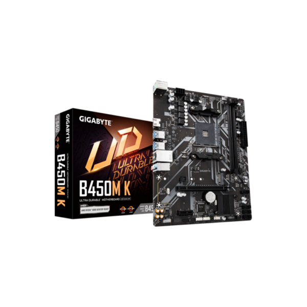 Placa Madre Gigabyte Am4 B450M K S/R/Hdmi/M2/Ddr4/Usb3.2/Matx