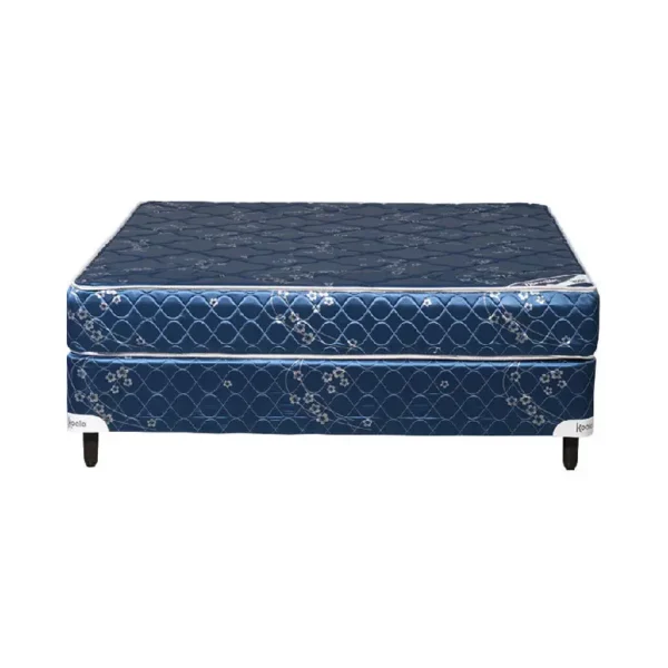 Somier Koala Dor Pt Azul 160X200 (Base+Colchón)