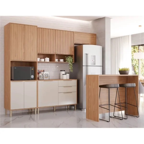 KIT DE COCINA DIVINA FREIJO OFF WHITE MGM
