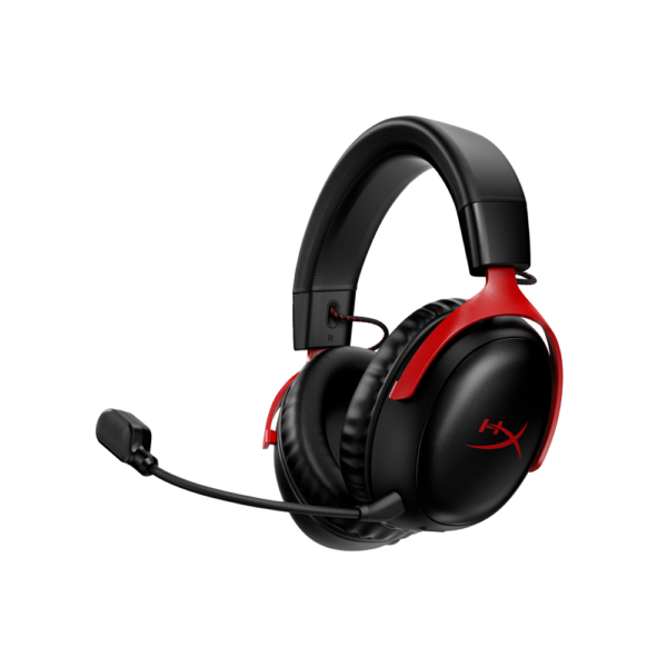 AURICULAR CON MICROFONO GAMER HYPERX 77Z46AA CLOUD III WIRELESS HEADPH 3.5MM/ANC/ROJO-NEGR
