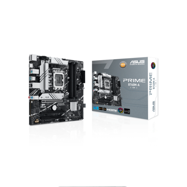 Placa Madre Asus 1700 B760M-A-Csm Ddr5 Prime S/R/Hdmi/Dp/2M2/Usb3.2/Matx