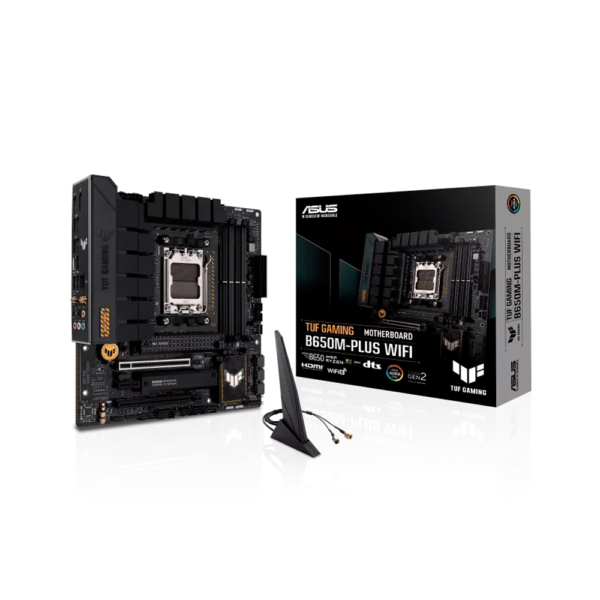 Placa Madre Asus Am5 B650M-Plus Wifi Ddr5 Tuf Gaming S/R/Hdmi/Dp/2M2/Usb3.2 /Atx
