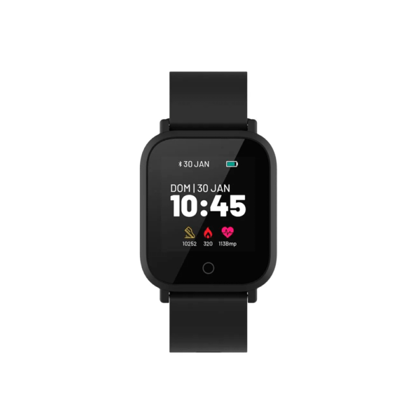 SMARTWATCH MULTILASER ES436 L1 NEGRO ANDROID/IOS/BT/HORA/LECTOR MSG