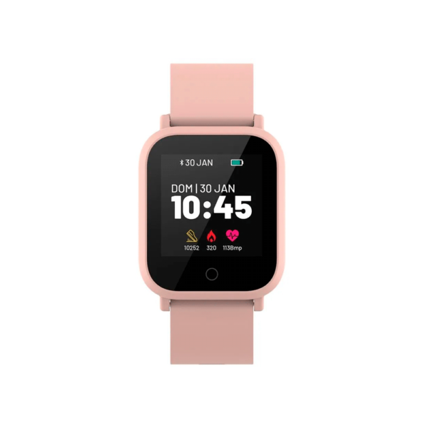 SMARTWATCH MULTILASER ES437 L1 ROSE ANDROID/IOS/BT/HORA/LECTOR MSG