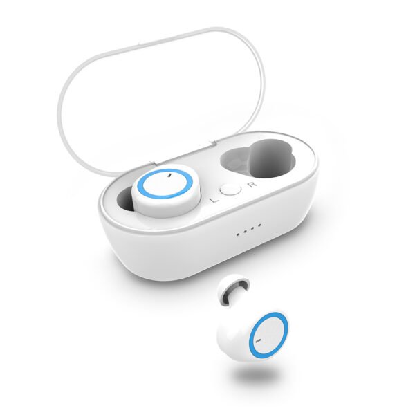 Auricular Tws Con Estuche Cargador Kab-463 Blanco