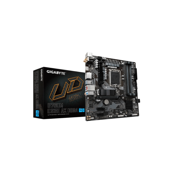 Placa Madre Gigabyte 1700 B760M Ds3H Ax Ddr4 Gigabyte S/R/Hdmi/2Dp/2M2/Wifi/Usb3.2/Matx