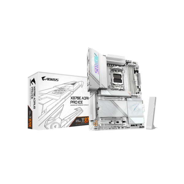 PLACA MADRE GIGABAYTE AM5 X870E AORUS PRO ICE DDR5 S/R/HDMI/4M2/WIFI/USB3.2/ATX