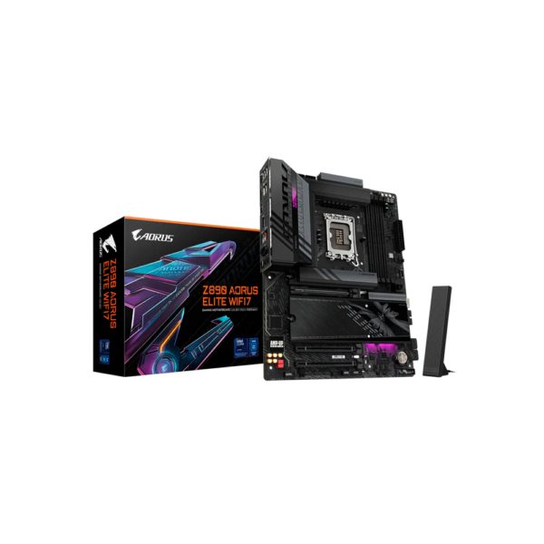 PLACA MADRE GIGABYTE 1851 Z890 AORUS ELITE WIFI7 DDR5 S/R/DP/4M2/USB3.2/ATX