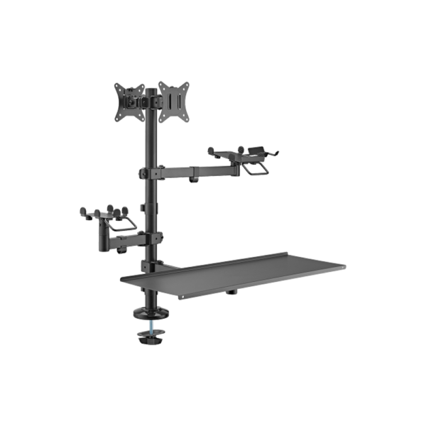 SOPORTE P/POS IMP/2MON/SCAN FTX FTX-02LD 17" A 32" 9KG/ART/ROT180°/GIRO