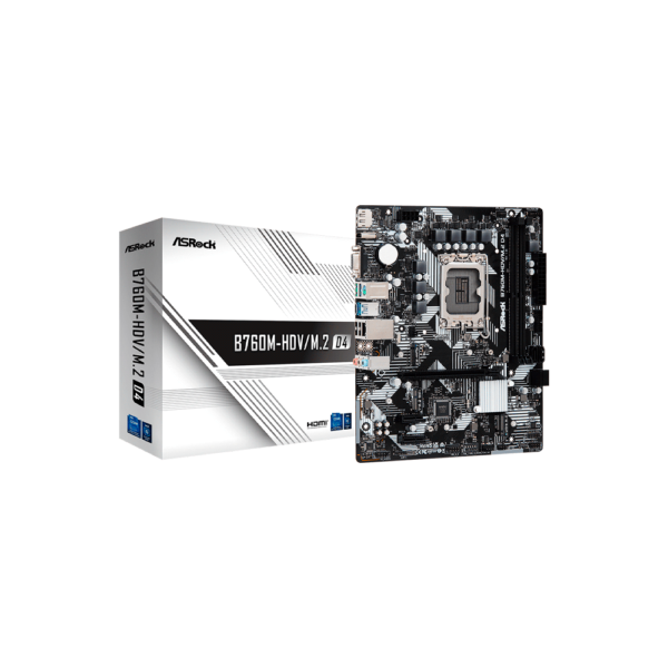 MB 1700 B760M-HDV/M.2 D4 ASROCK V/S/R/HDMI/DP/2M2/USB3.2/MATX