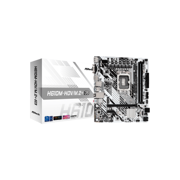 MB 1700 H610-HDV/M.2+ D5 ASROCK V/S/R/HDMI/DP/M2/USB3.2/MATX
