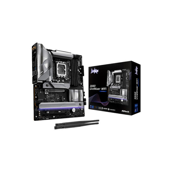 MB 1851 Z890 LIVEMIXER WIFI DDR5 ASROCK S/R/HDMI/4M2/THUNDERBOLT/ATX