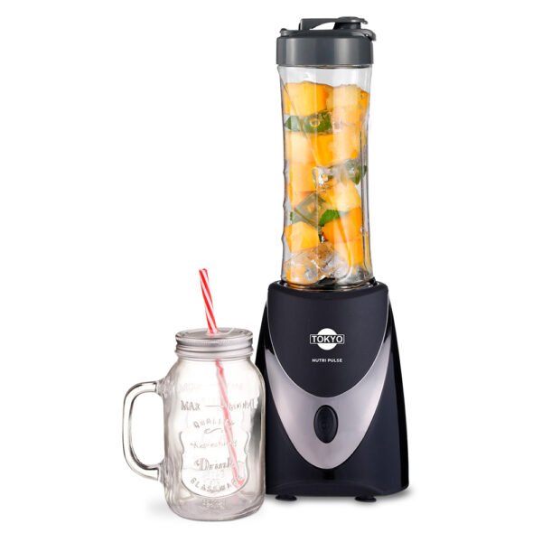 Licuadora Tokyo Nutri Pulse Pro Hoppie 600Ml + Vaso Vidrio 500Ml 250W