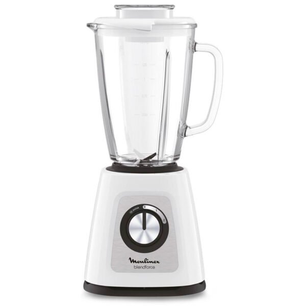 Licuadora Moulinex Lm435 2V 1,75L 800W Vaso Vidrio Blanco