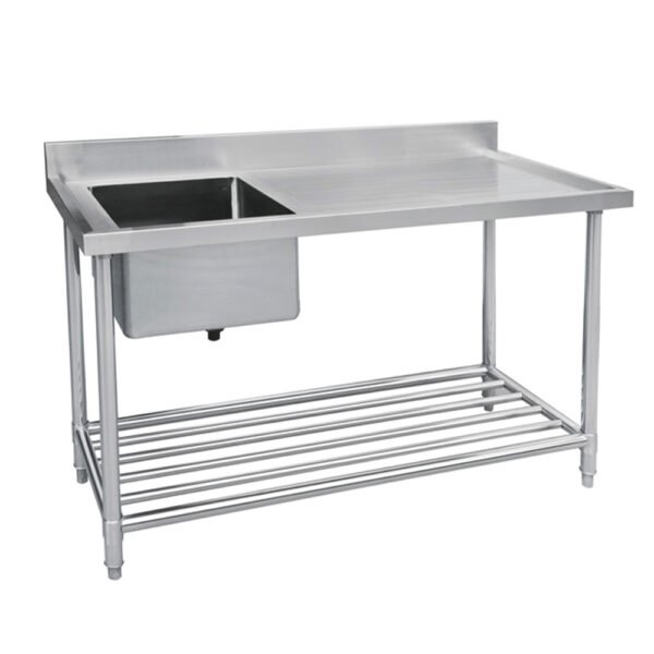 Mesa De Trabajo Tokyo Ind. con bacha Bv7-180-1L