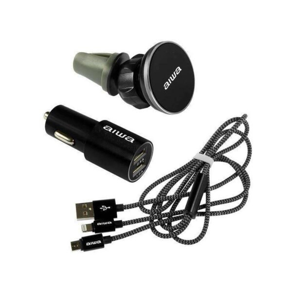Cargador De Auto  Aw-X10 2 Salidas Elaw-X10-Bk