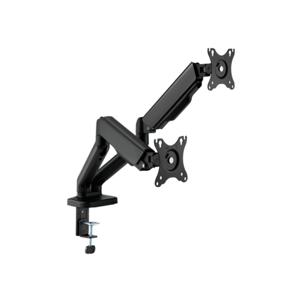 Soporte Giratorio para 2 Monitores Ftx Ftx46-C024E 17" A 32" 9Kg/Art/Inc/Gir/Rot180°/Negro