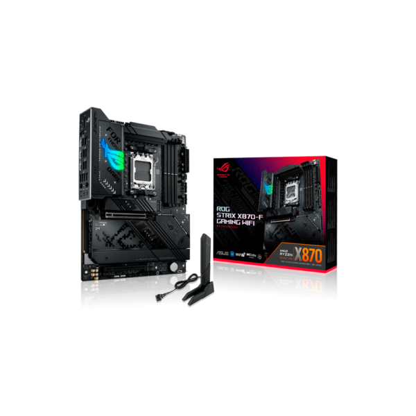PLACA MADRE AM5 X870-F GAMING WIFI ROG STRIX DDR5 ASUS S/R/HDMI/DP/4M2/USB4/ATX