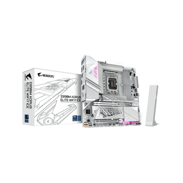 PLACA MADRE 1851 Z890M A ELITE WF7 ICE DDR5 GIGABYTE S/R/DP/3M2/USB4/MATX